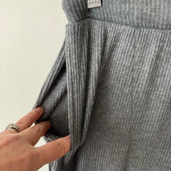 Auden grey cozy ribbed jogger pajama pants size XS NEW! - Picture 7 of 8
